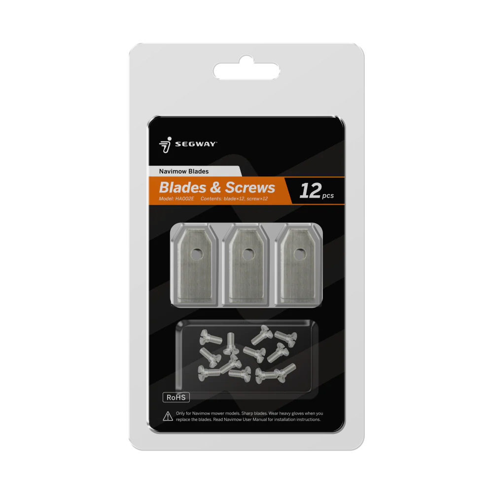 Kit de lames Navimow (12 lames + vis, bon pour 1 saison)